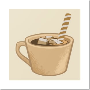 Cute Lovely Cocoa Mug Posters and Art